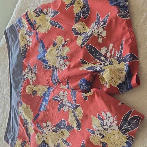 Floral Red Patagonia Swim Shorts - Picture 8 of 12